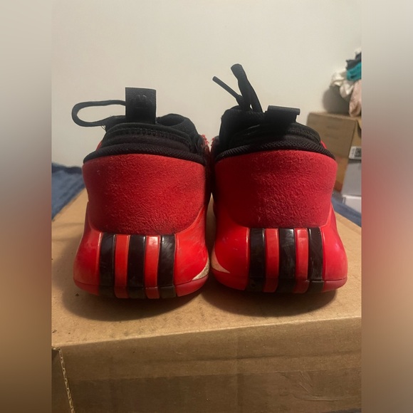 Adidas Harden Vol 7 Scarlet Core Black Size 11 - Picture 7 of 9